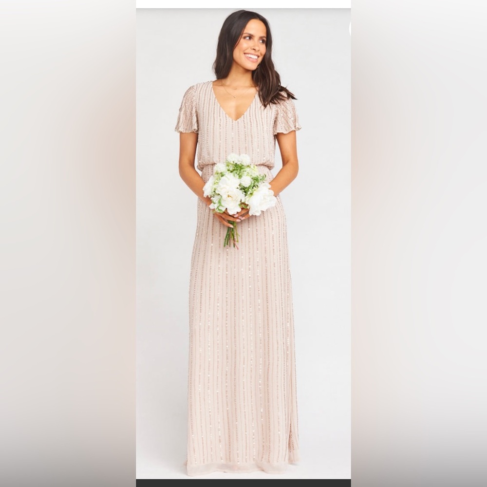 Show Me Your Mumu Michelle Flutter Maxi Dress XS